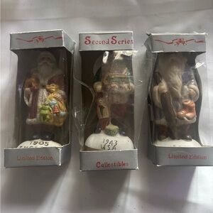 Antique Collectibles Second Series Santa Figurines